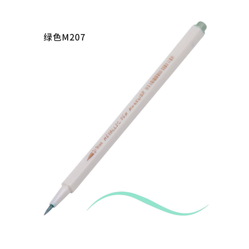 Bolígrafo de metal de secado rápido transfronterizo, bolígrafo de pintura, punta suave, marcador acrílico, venta directa de fábrica, marcador de color al por mayor