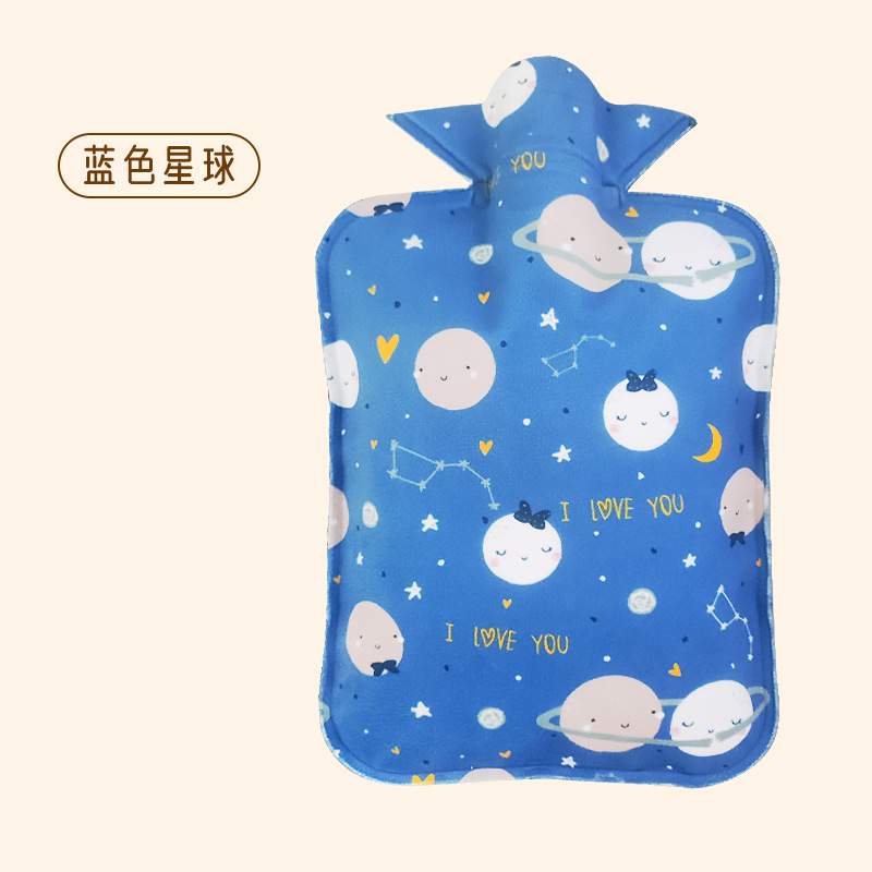 Le Xue er bolsa de agua caliente inyección de agua hogar a prueba de explosión franela peritoneal PVC gran capacidad de riego de tela de plástico mano caliente al por mayor