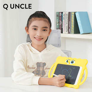 Sponge Baby genuine authorized handle drop-resistant LCD handwriting board creative DIY patch children drawing board 2024