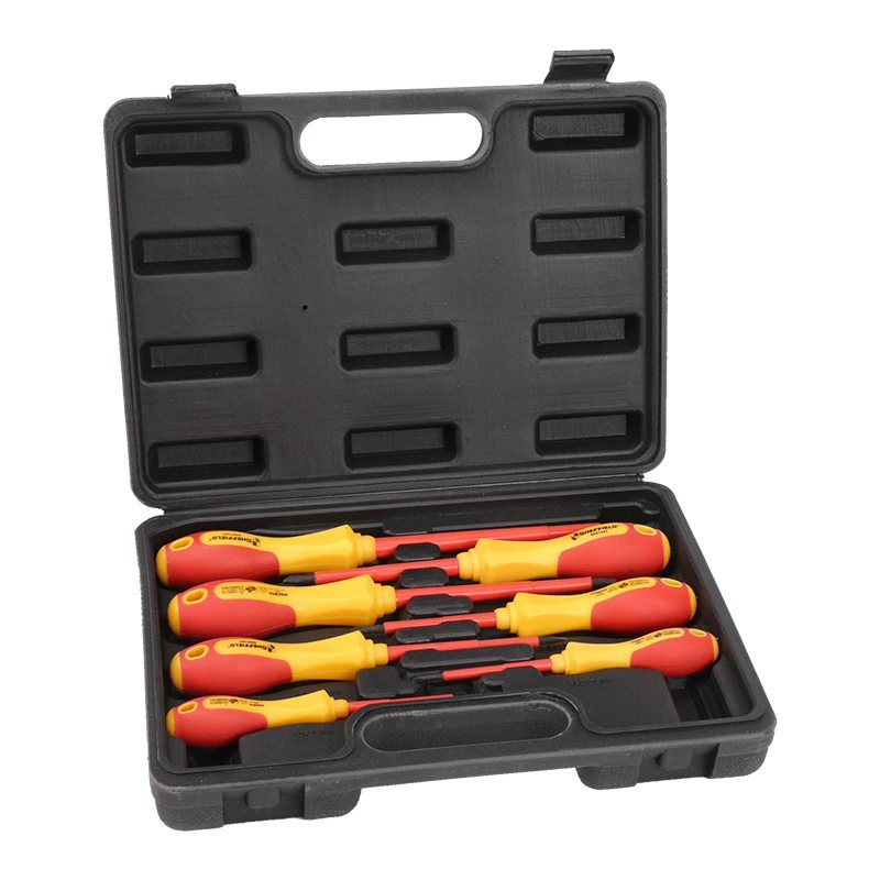 Steel Shield S057002 Набор из 7 предметов, двухцветная изолированная отвертка, набор отверток, изолированные инструменты