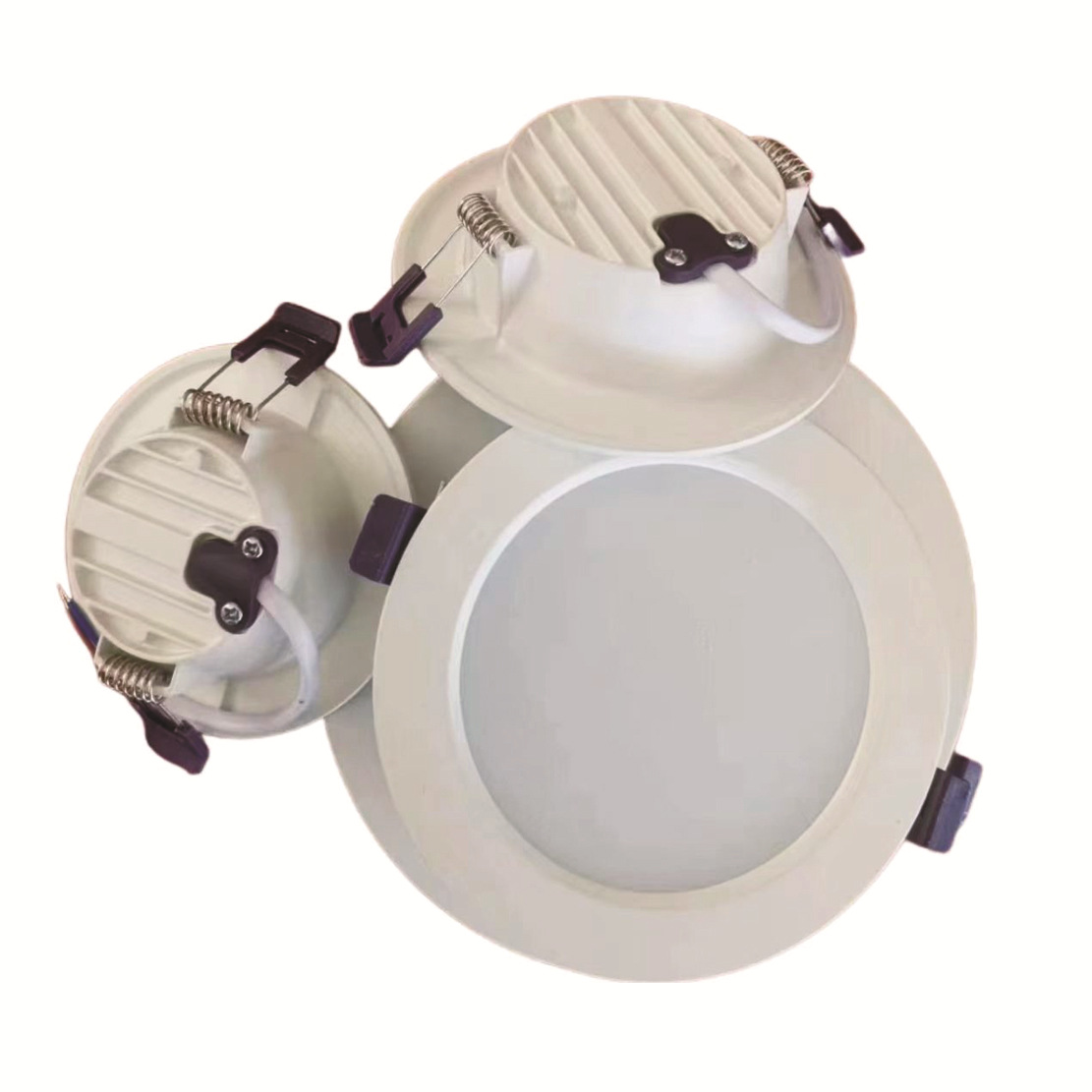 LED ultrafino downlight brillante todo-aluminio agujero luz 4 pulgadas 6 pulgadas 12w18w incrustado agujero 12cm lámpara de techo 8cm