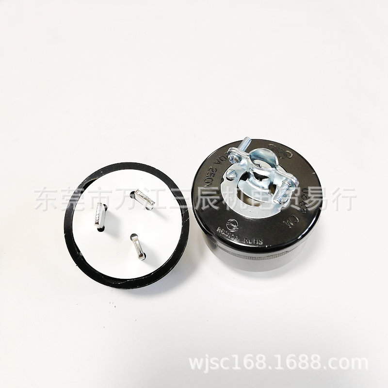 台湾五洲牌OLYMPIA三扁插头国际插头WJ-3320 20A250V 电木插头