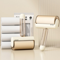 新しい家庭用粘着ローラー、取り外し可能な紙ローラー、交換用コア、衣類、ペットの毛ローラー、シェーバー、脱毛ブラシ