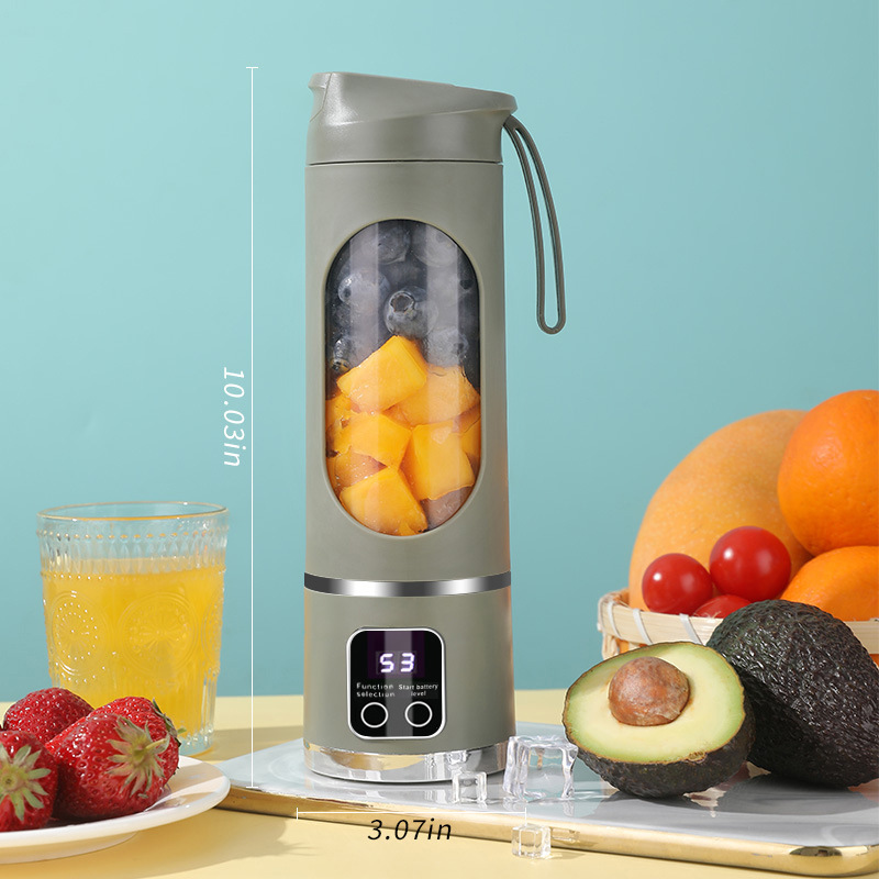 Portable Rechargeable Juice Cup Electric Juicer Mini Vertical Household Fruit Fresh Juice Machine Automatic Fruit Juicer
