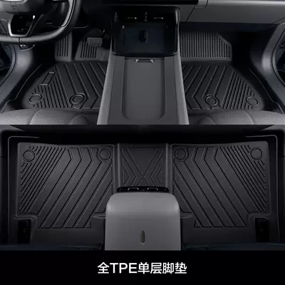 waterproof, wear-resistant, eco-friendly, and odorless, Modelə uyğun ayaqaltı - honda-breeze-19-22-models-gasoline-version-single-layerupgraded-3d-textured-tpe-floor-mat