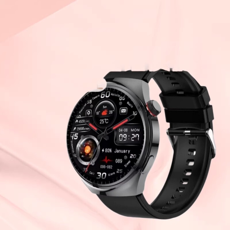 Student Watch for Making and Receiving Calls, Round Screen, Waterproof, Universal Type, Youth Model, 7-Day Standby, Pedometer, Sports Touch Screen