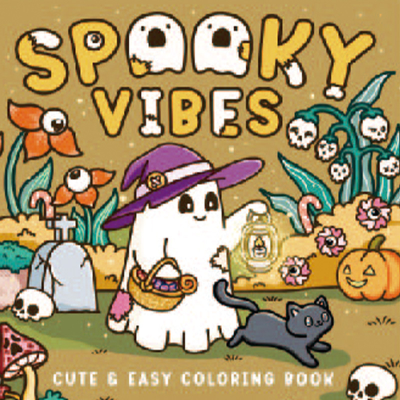 亚马逊热销Coloring Book涂色本填色本小角落怪兽系列儿童绘画本|undefined