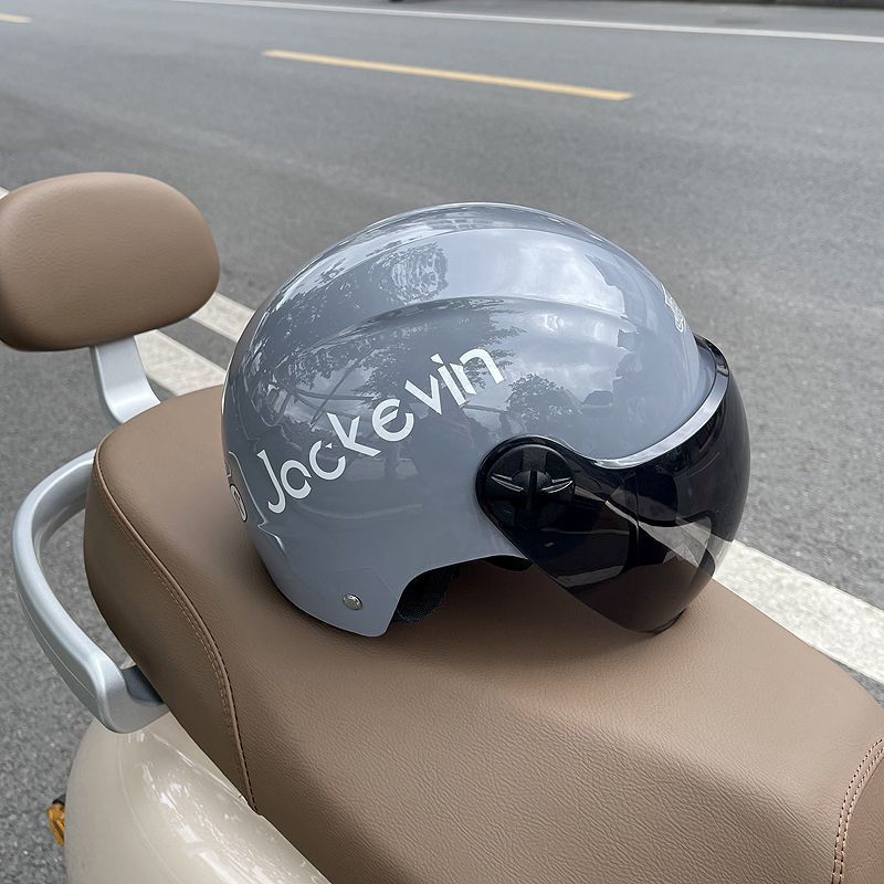 3C Certified Electric Motorcycle Helmet Summer Sunscreen Half Helmet