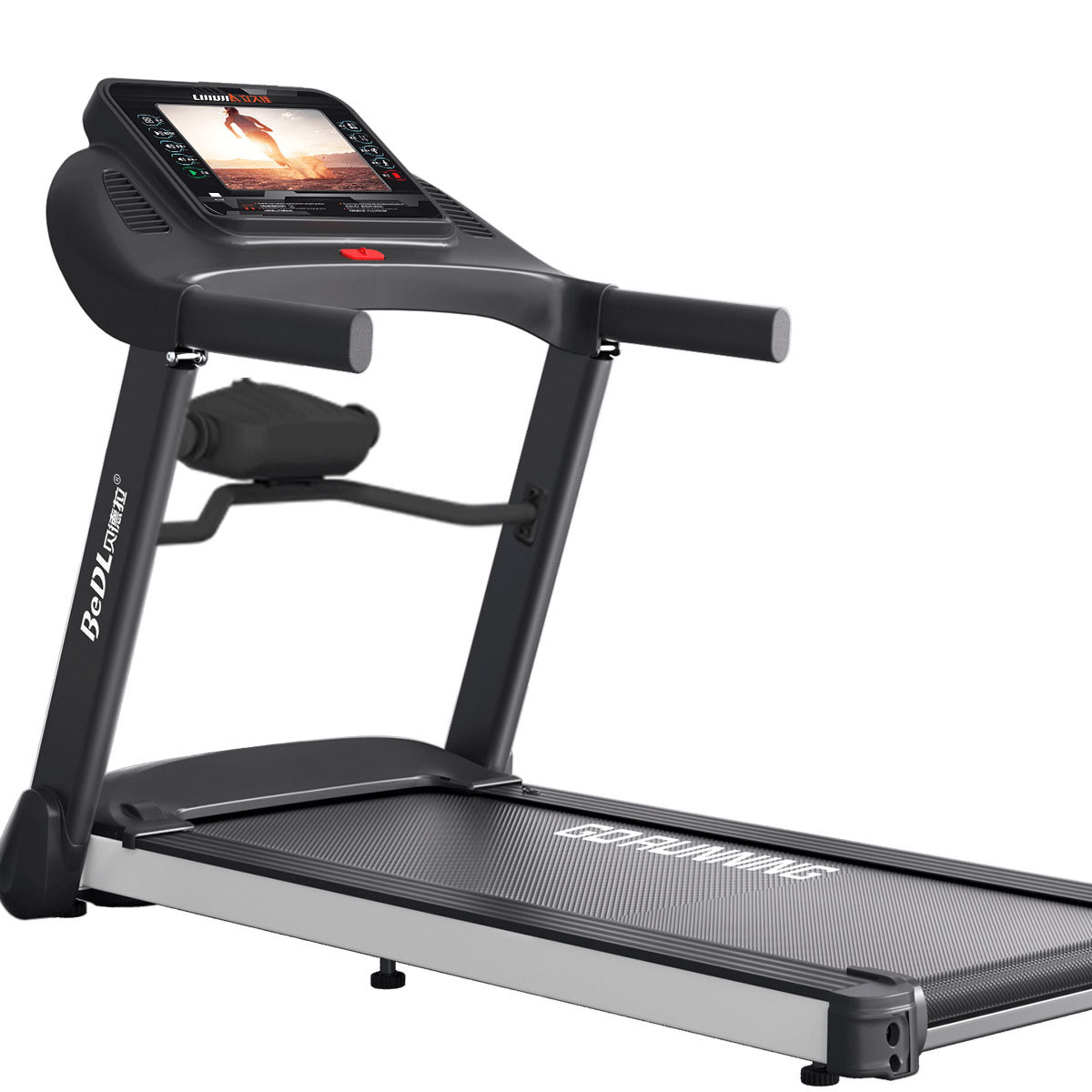 Caminadora eléctrica plegable Bedra X3 para entrenamiento de carrera en interiores, equipo de ejercicio aeróbico eficiente para quemar grasa.