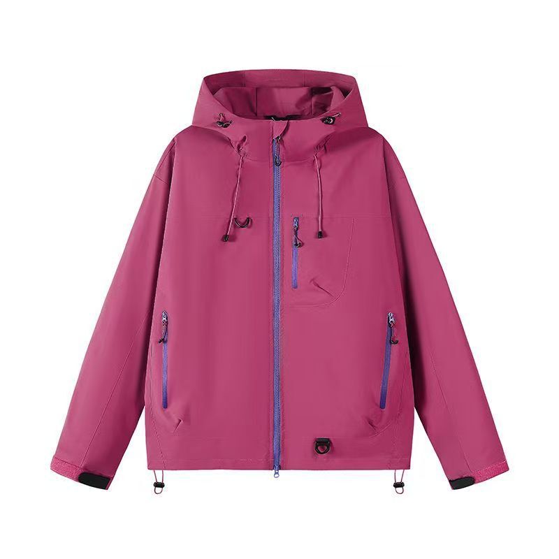 New outdoor jacket for men and women, spring and autumn windproof and waterproof, versatile casual sports coat for couples