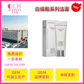 羊胎素滋润洁面乳深层清洁氨基酸洗面奶提亮补水保湿洁面加工定制