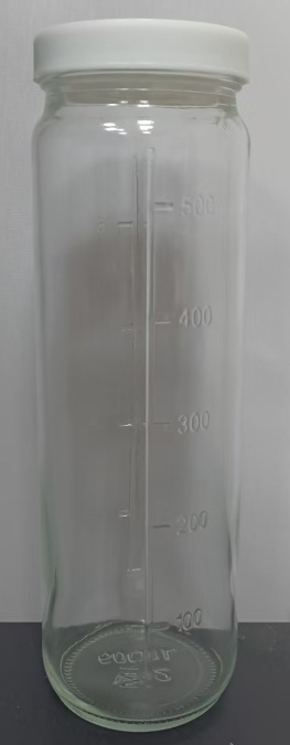 批发玻璃饮料瓶20oz密封带盖带刻度果汁瓶反复使用饮水罐卡扣盖|undefined