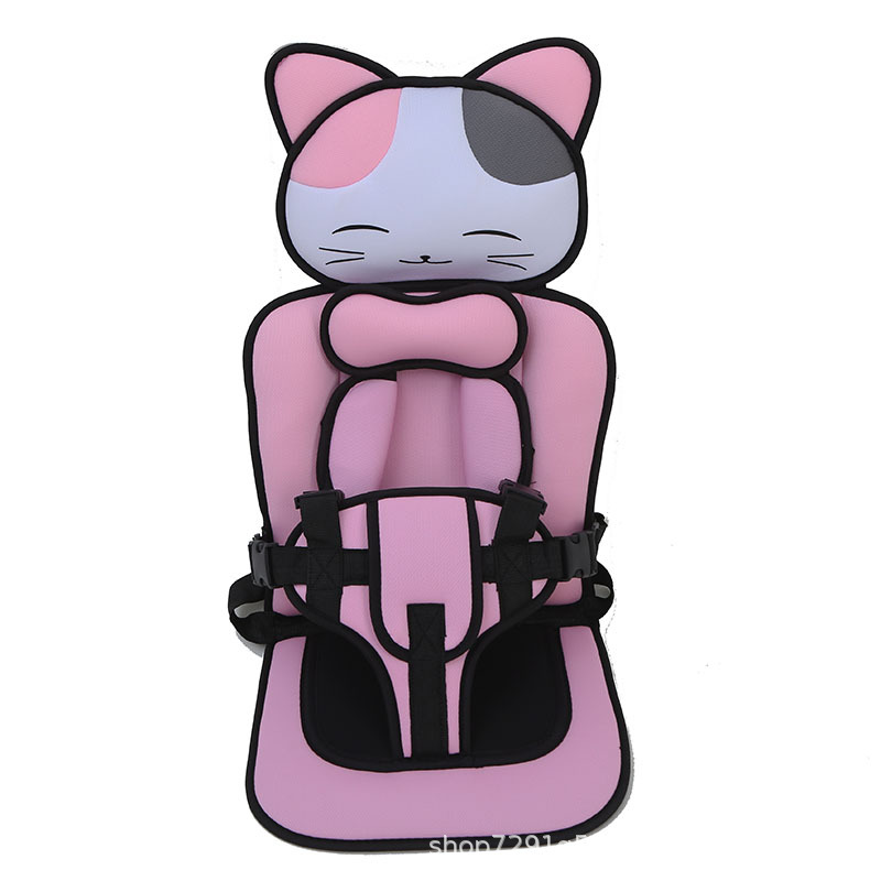 Mini Cat Model Non-Computer Electric Tricycle Seat Cushion Stroller Stroller Thickeneded Sponge Cushion Straps