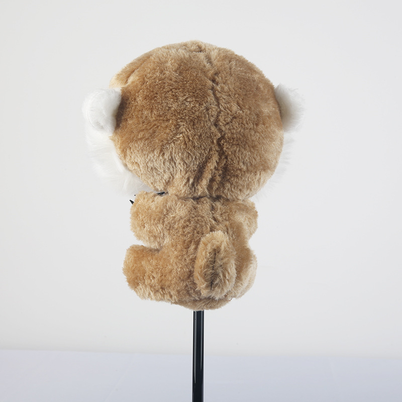 EBAY caliente Brown Beaver Golf cubierta del sombrero del animal lindo Club de dibujos animados cubierta de la cabeza cubierta protectora fábrica al por mayor