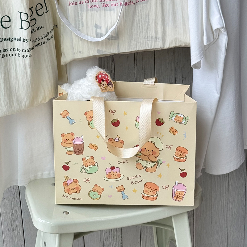 アニメの誕生日プレゼント包装六一お土産服店袋紙袋高級手提げ高颜値ギフトバッグ|undefined