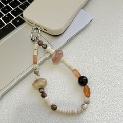 オリジナルレトロ携帯電話吊りチェーン diy 手作りビーズ自家製ストラップ ccd カメラ吊りチェーンハイエンドビーズ紛失防止チェーン