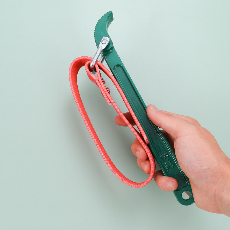 8 - 12 pulgadas fabricantes de ventas de cartucho de filtro de motor de aceite tipo cadena de mano llave de filtro de correa