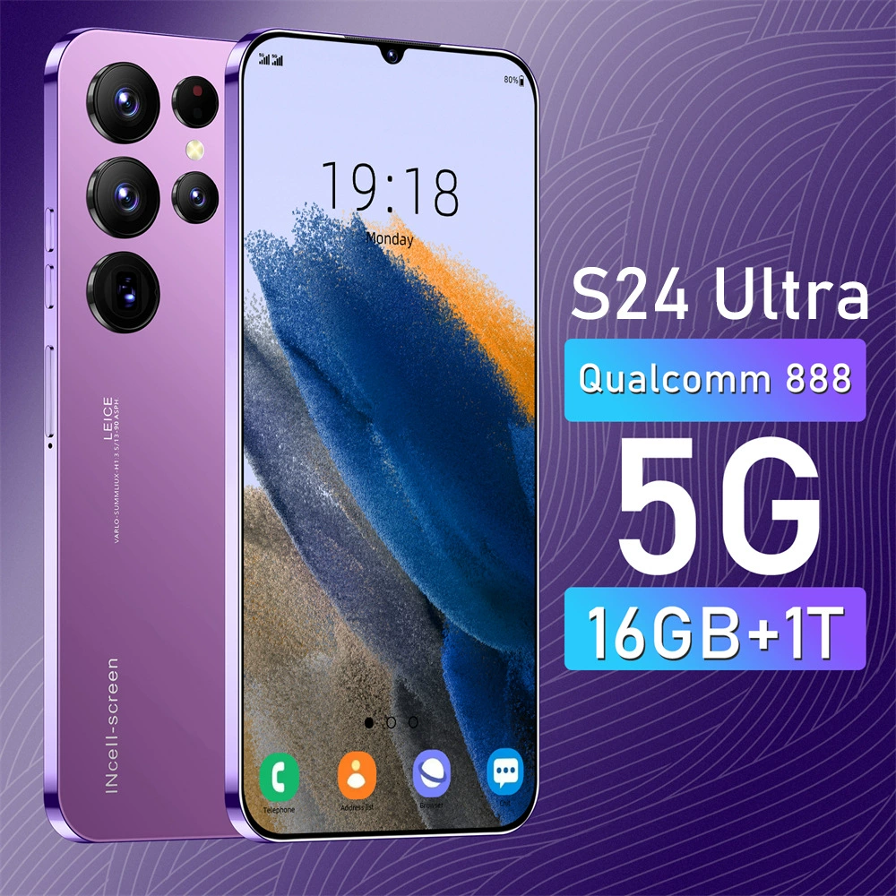 Cugo, (跨境贸易), мобильный телефон, S24, S24 Ultra, (Физика), 6.8 дюйма, 2ГБ, 16ГБ, Android 8.1
