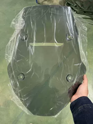 800MT heightened and widened Motorcycle front windshield - light-gray