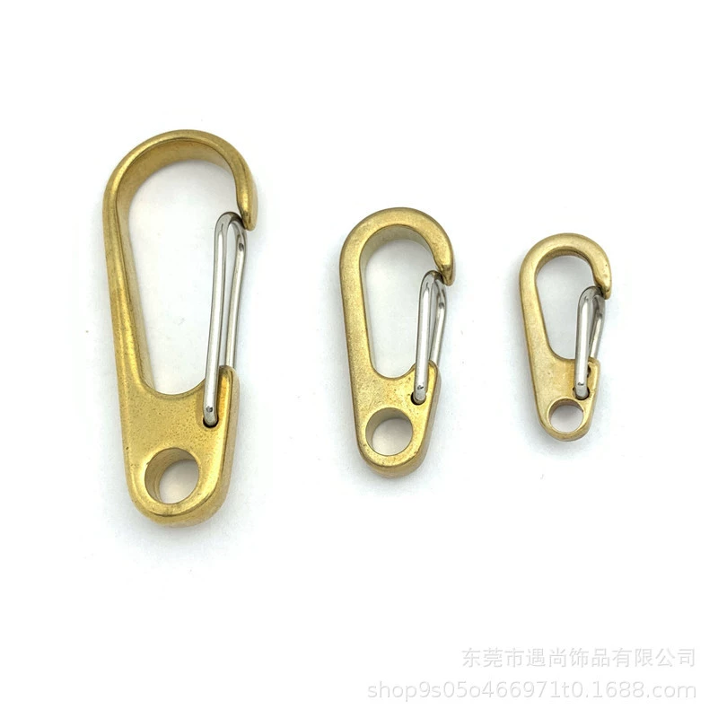Copper brass keychain, light panel stainless steel, wholesale