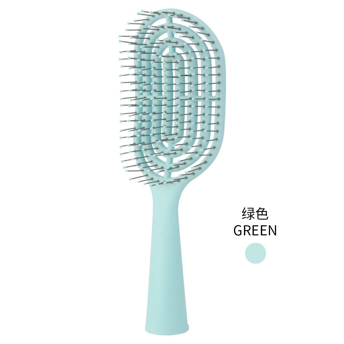 [跨境新款猪鬃气垫梳弹跳卷发气囊梳卷曲定义造型梳发廊家用弹跳梳]