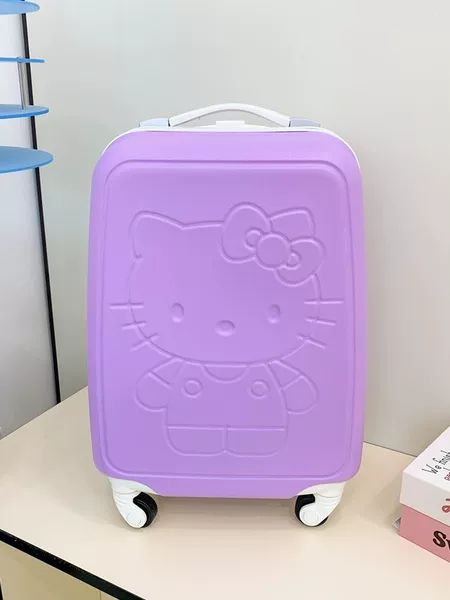Cross-Border Cartoon Suitcase, Cute and Stylish, Lightweight Student Travel Carry-On Suitcase, Children's Large-Capacity Trolley Suitcase
