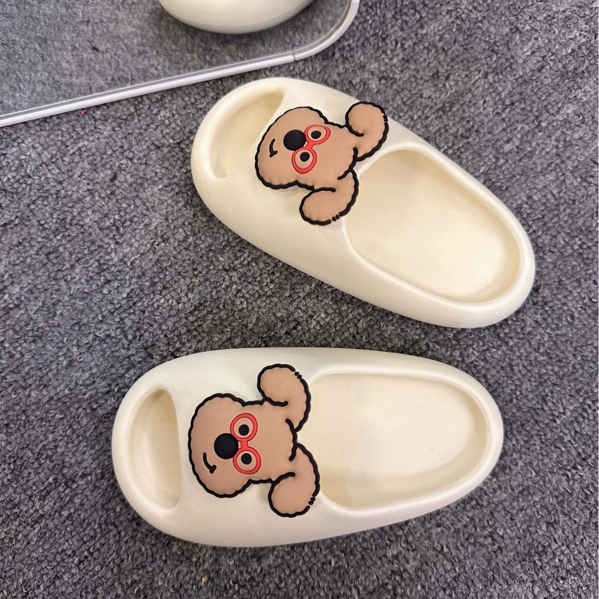 Детские тапочки, летние туфли для мальчиков и девочек, милые Нескользящие мягкие детские сандалии большого и среднего размера для родителей и детей