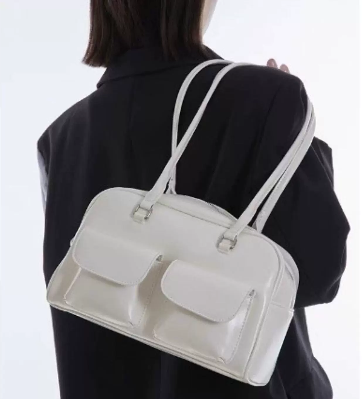 Underarm Shoulder Bag, Retro One-Shoulder Handbag, 28×10×16 cm, Capacious