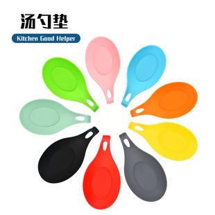 Hot-Selling Spoon Pad Easy to Clean Tpe Kitchen Utensil Pad Spoon Pad Insulated Spoon Pad Smell Dish Pad Spoon Holder