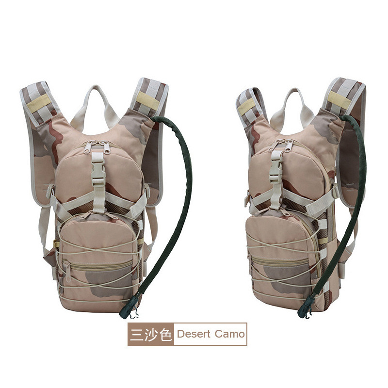 Al Aire Libre táctico camuflaje bolsa de agua mochila durable deportes al aire libre bolsa impermeable ciclismo senderismo montañismo mochila hidratante