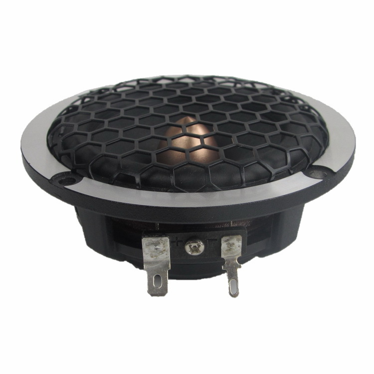 Nuevo soporte para lavabo de aluminio de 3,5 pulgadas, bala, altavoz de frecuencia completa de red hexagonal, altavoz de rango medio de automóvil de 3 pulgadas
