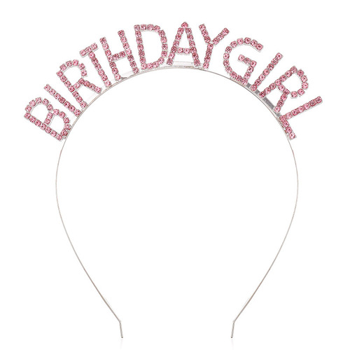 Girl Queen Headband Party Birthday Party Gift BIRTHDAY girl Glitter Colorful Shoulder Strap Ceremony Belt