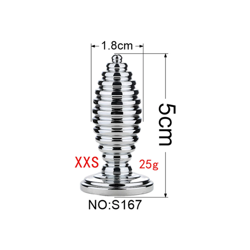 Detachable Anal Plug Heads, Silicone & Metal Options, Multiple Shapes and Sizes