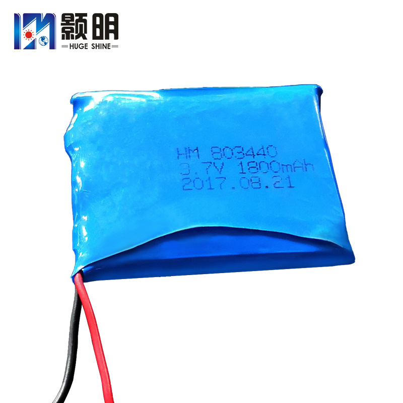 803440 리튬 배터리 3.7v1200mAh 고밀도 대용량 의료기기 검출기 폴리머 배터리
