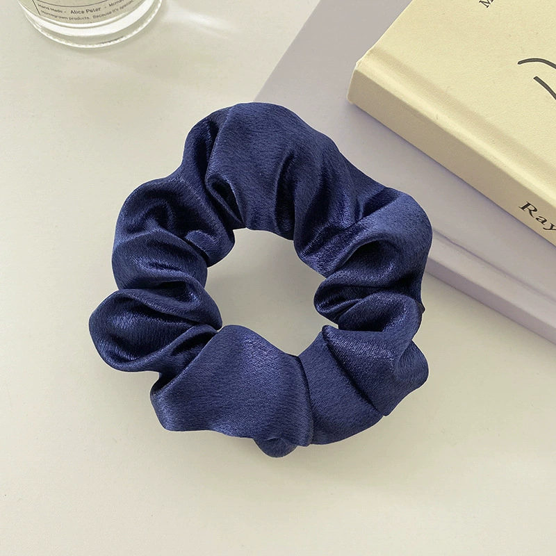 Ponytail Scrunchie Hair Rope, Satin French-Style, Simple Elegant Hair Accessory