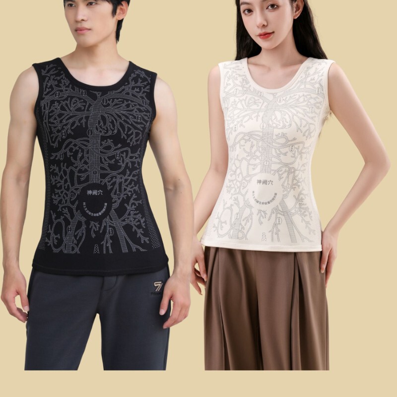 Bianstone Herbal Heart-Nourishing Vest Winter Fashion Unisex Health-Preserving Warm Yuan-Shu Protection Warm Vest