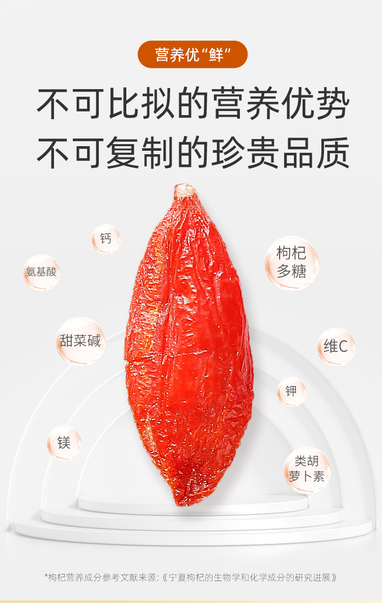 Premium First Harvest Goji Berries 200g Gift Box Individually Packed Ningxia Dried Wolfberry Ready to Eat in use