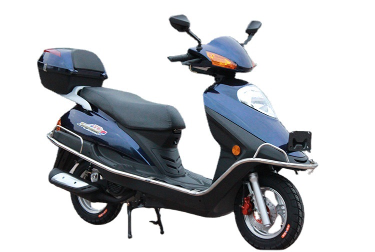 Pequeña princesa motocicleta taladro de lluvia asistido scooter de combustible 125 motocicleta de dos ruedas para hombres y mujeres vehículo completo