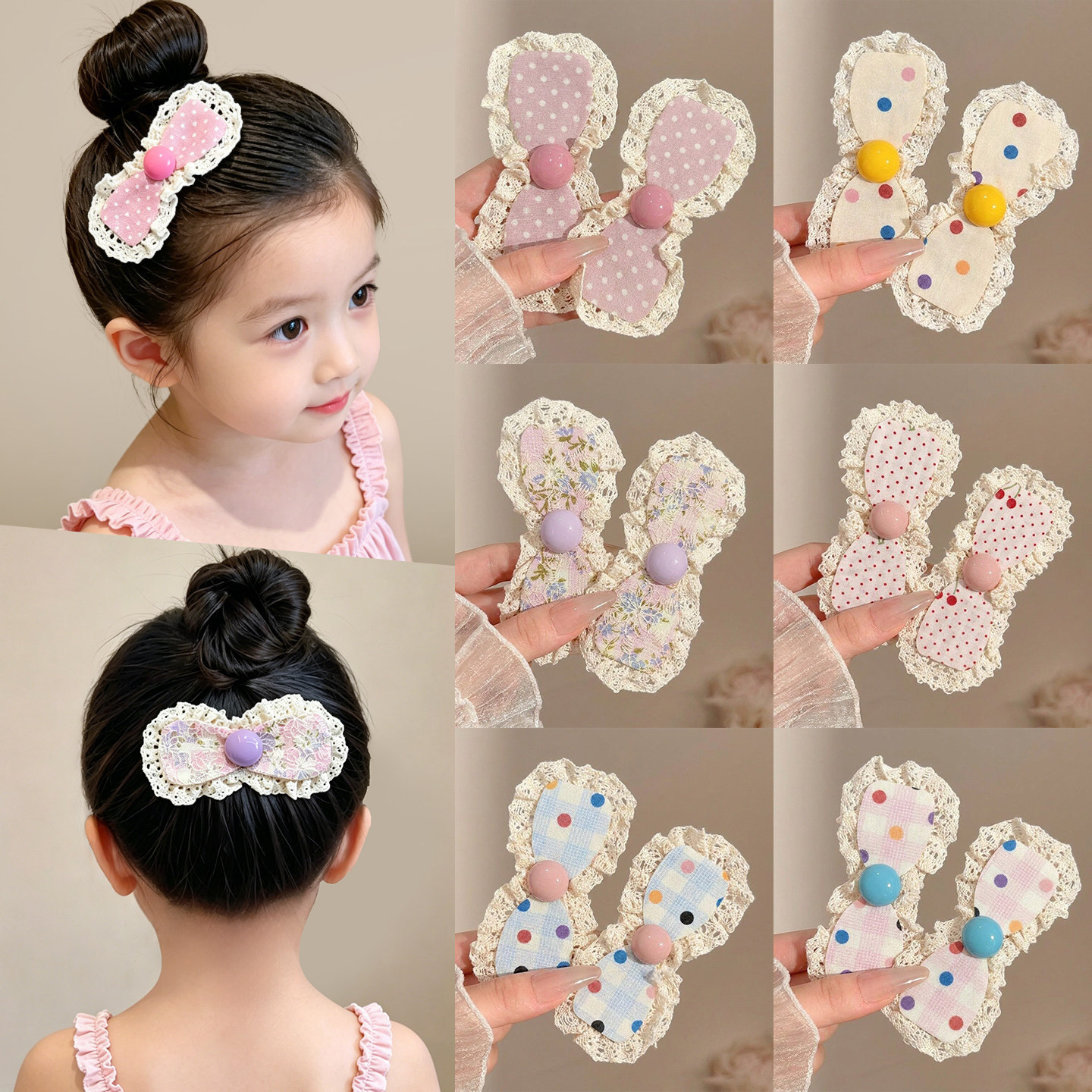 Children's Bangs Sticker Magic Hair Tidy Tool 2026 New Model Girls' Baby Hair Clip Back-of-the-Head Hairpin Hair Accessory