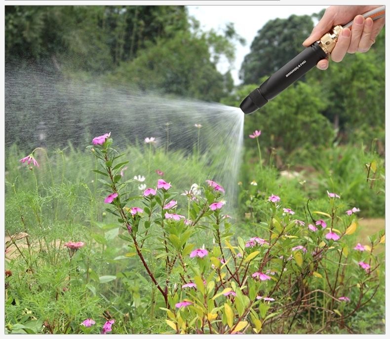 Suitable for car washing water gun high pressure grab household telescopic water hose pressurized nozzle washing ground water