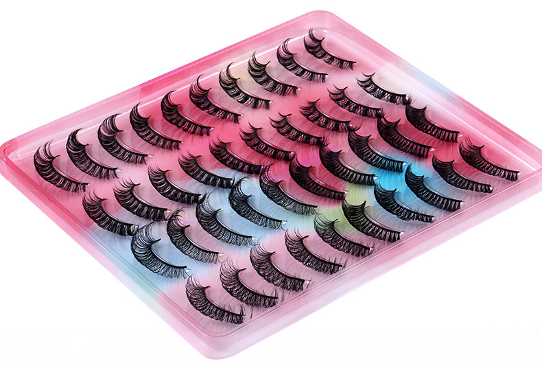 Casual Solid Color Plastic False Eyelashes 1 Set display picture 1