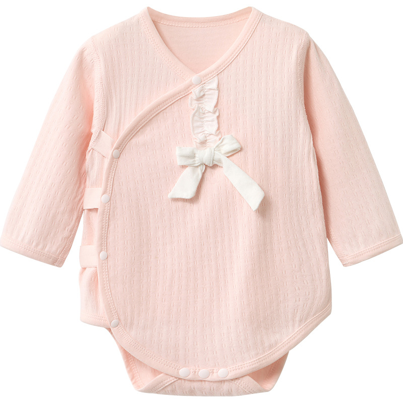 Primavera, otoño, verano, bata de bebé, algodón puro recién nacido, delgado, hombre y mujer con base triangular, monje, chaqueta, chaqueta, bebé