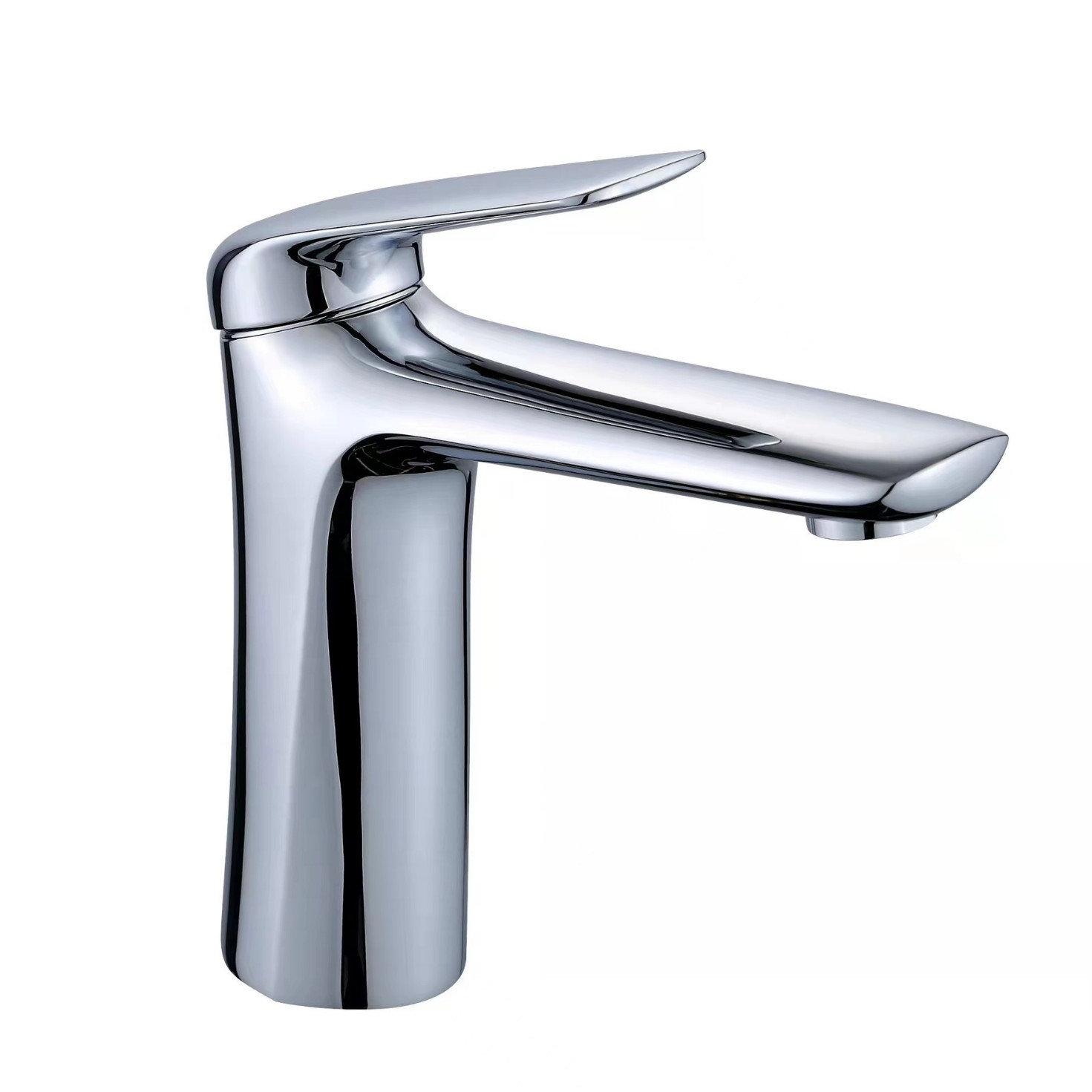 Mueble de baño de cobre dibujo pistola gris Cuenca del grifo Nordic simple luz de lujo estilo bajo encimera Cuenca caliente y fría grifo