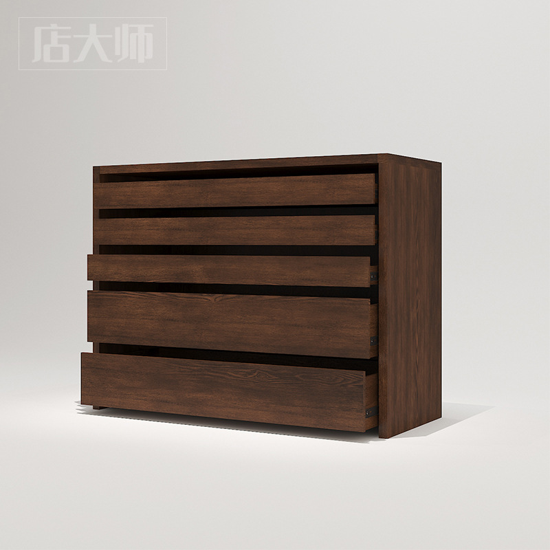 饰品收纳柜斗柜陈列柜物料柜样品抽拉式展示柜木地板色板展柜展架