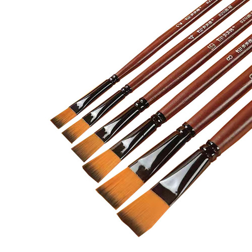 Tiantianlian 820 nylon gouache watercolor oil brush set 6 brush set acrylic paint brush