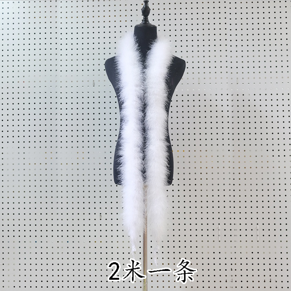 Colección de productos de plumas blancas al por mayor Accesorios de ropa de plumas hechos a mano de bricolaje Accesorios de plumas de ganso Material de plumas de pavo