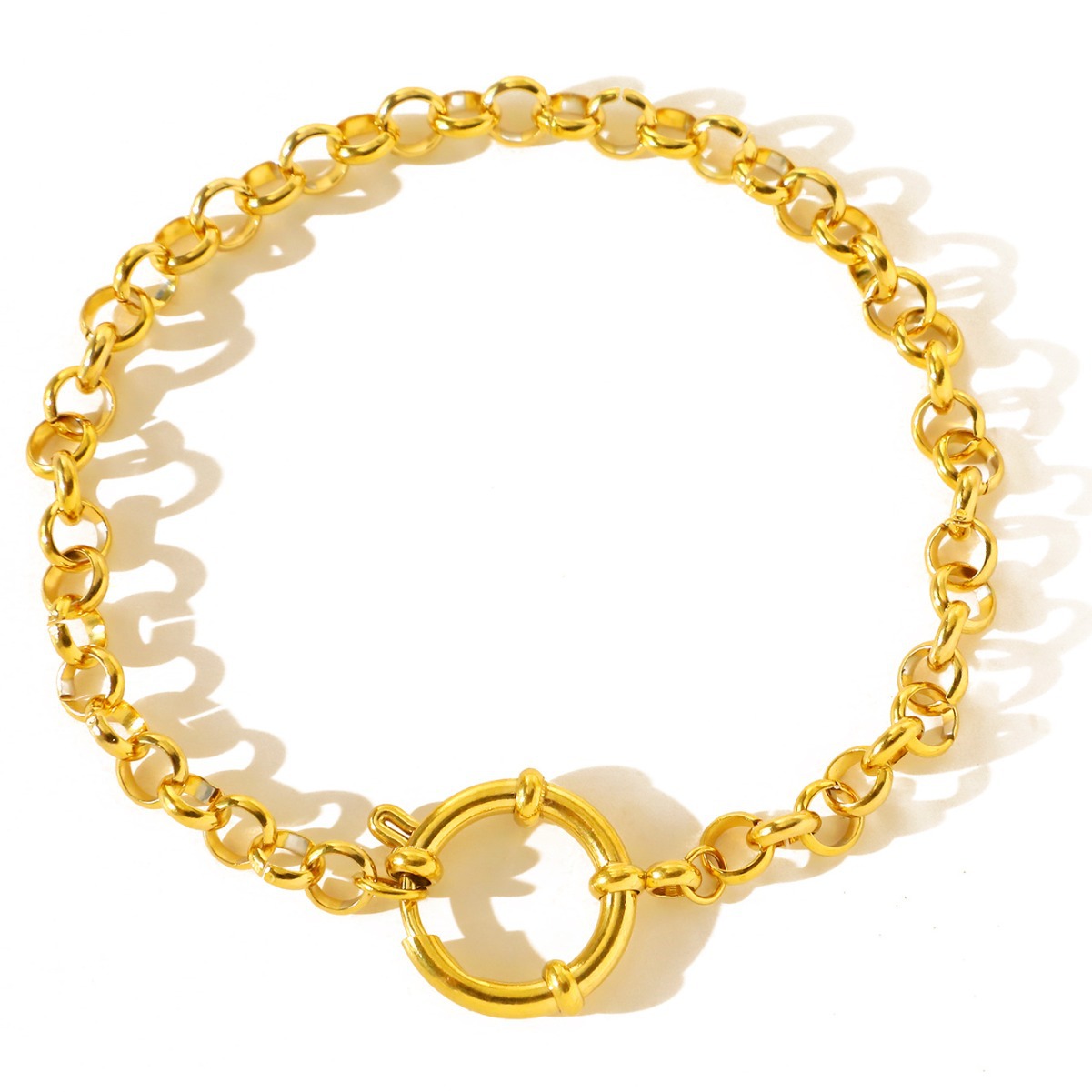 Holiday, Daily Occasion 304 Stainless Steel Material Basic Modern Style Classic Style Geometric 304 Stainless Steel Stainless Steel Bracelets In Bulk