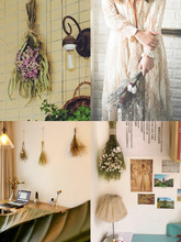 牆面風干天然干花花束家居裝飾擺件真花掛件客廳成品擺設蘆葦批發