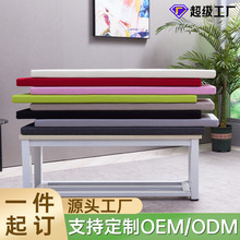 加厚高密度回弹海绵亚麻坐垫椅子沙发窗台飘窗垫定制透气舒适