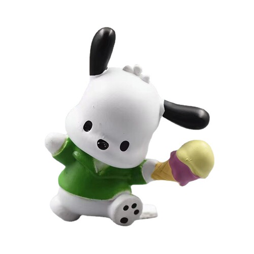 Cartoon Pac-Man Micro Landscape Ornament Fish Tank Floating Small Pendant Cute Aquarium Landscape Cake Decoration